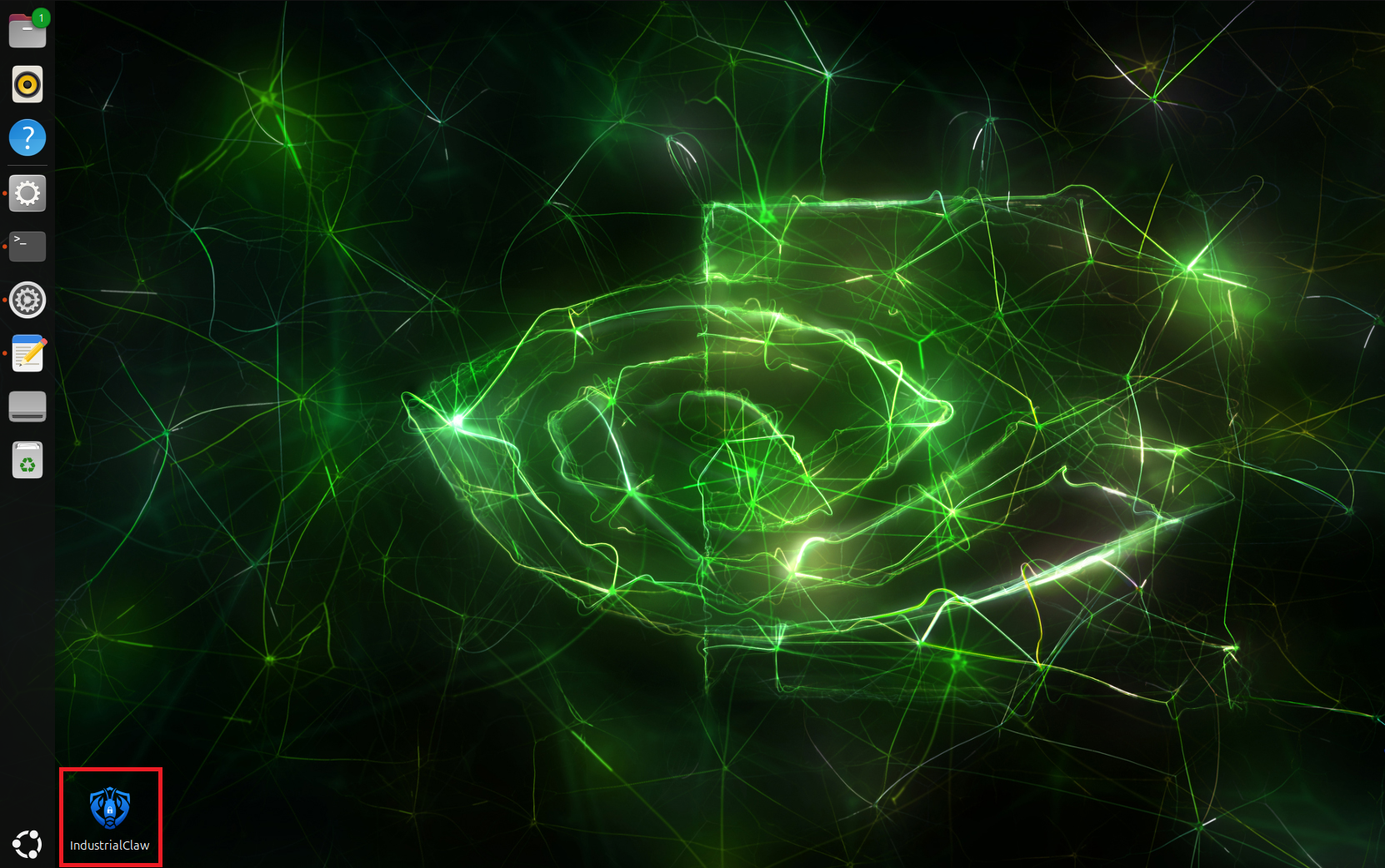 IndustrialClaw launcher starting the platform